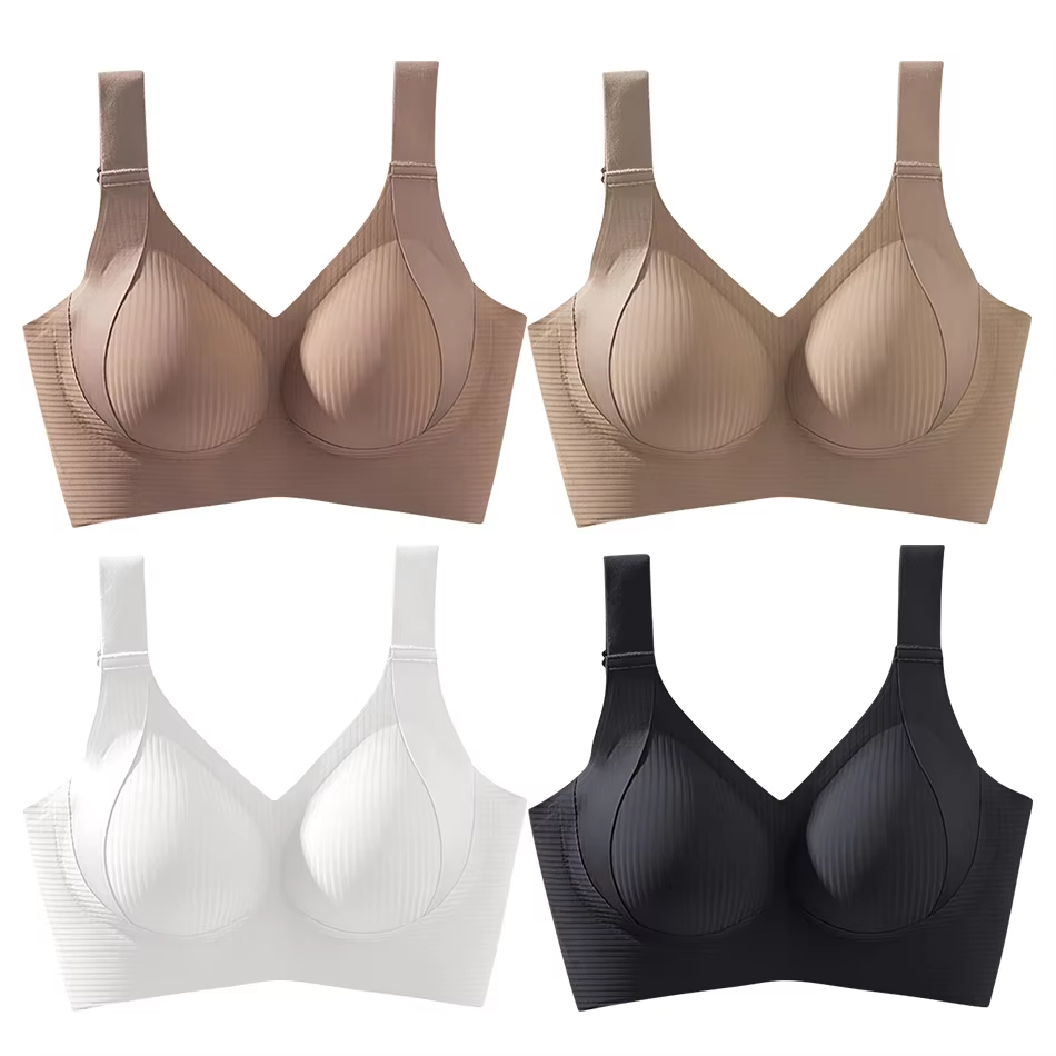Mastectomy Bra Pocket - 1/2 szt. Bezszwowa bielizna damska, cienki