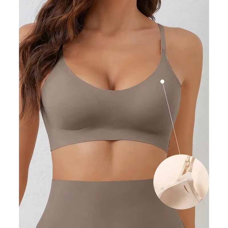 Mastectomy Bra Pocket - Miękki, bezszwowy biustonosz modelujący, bez fiszbinów,