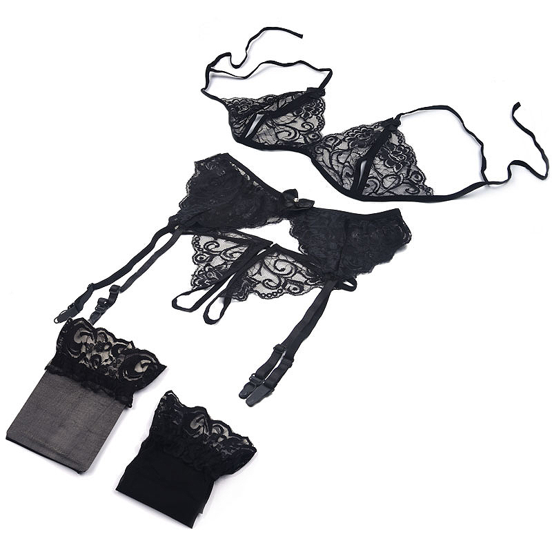 1 Zestaw Damskiej Koronkowej B – Sheer Mesh Bra recenzja i cena