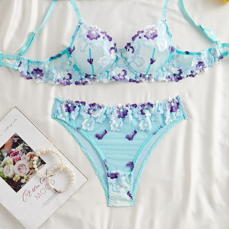 Zestaw bielizny bikini z przez – Sheer Bra Lace recenzja i cena