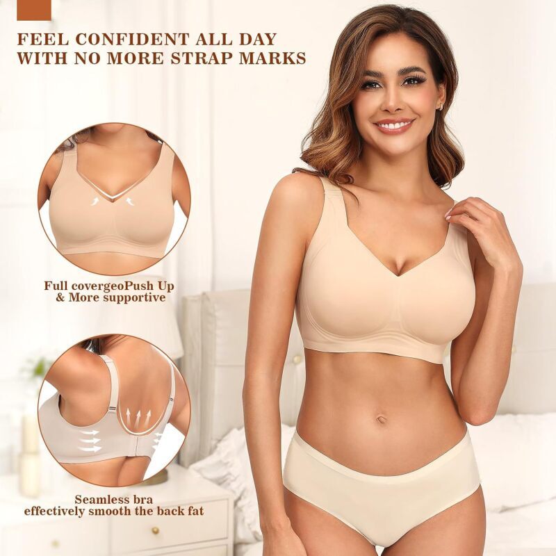 Damski bezszwowy biustonosz pu – Mastectomy Bra Pocket recenzja i cena
