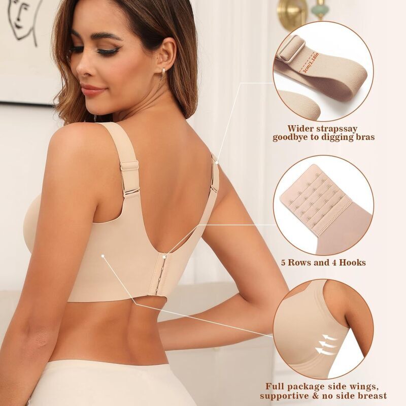 Damski bezszwowy biustonosz pu – Mastectomy Bra Pocket recenzja i cena